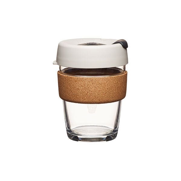 KeepCup Coffee to go Becher aus Glas mit Grifffläche aus Kork - Limited Edition - Medium 340ml von KeepCup