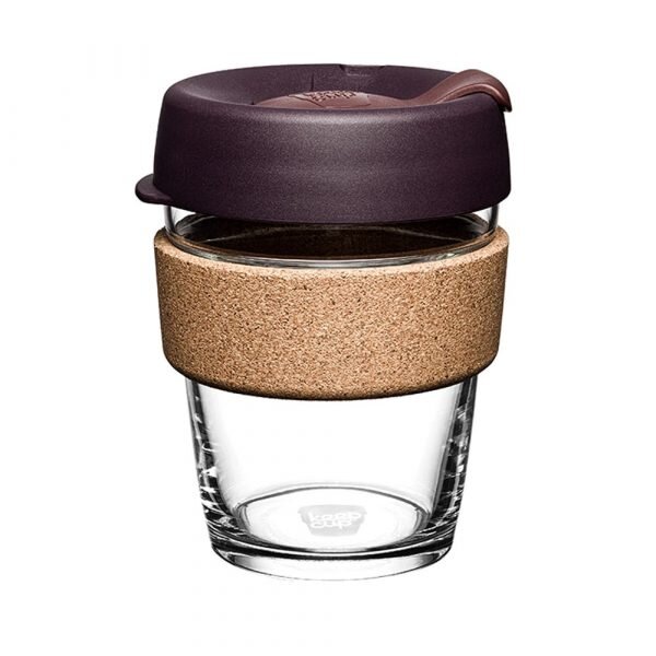 KeepCup Coffee to go Becher aus Glas mit Grifffläche aus Kork - Limited Edition - Medium 340ml von KeepCup