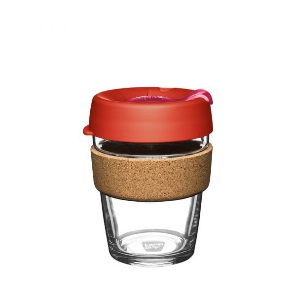 KeepCup Coffee to go Becher aus Glas mit Grifffläche aus Kork - Limited Edition - Medium 340ml von KeepCup