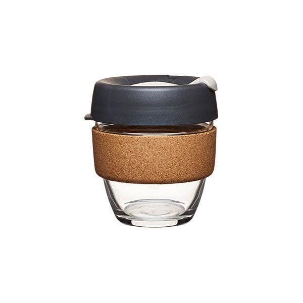 KeepCup Coffee to go Becher aus Glas mit Grifffläche aus Kork - Limited Edition - Small 227ml von KeepCup