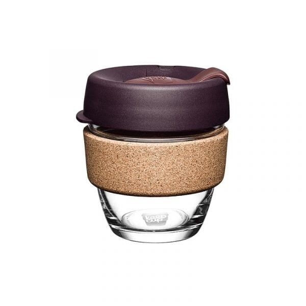 KeepCup Coffee to go Becher aus Glas mit Grifffläche aus Kork - Limited Edition - Small 227ml von KeepCup