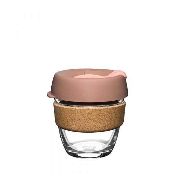 KeepCup Coffee to go Becher aus Glas mit Grifffläche aus Kork - Limited Edition - Small 227ml von KeepCup