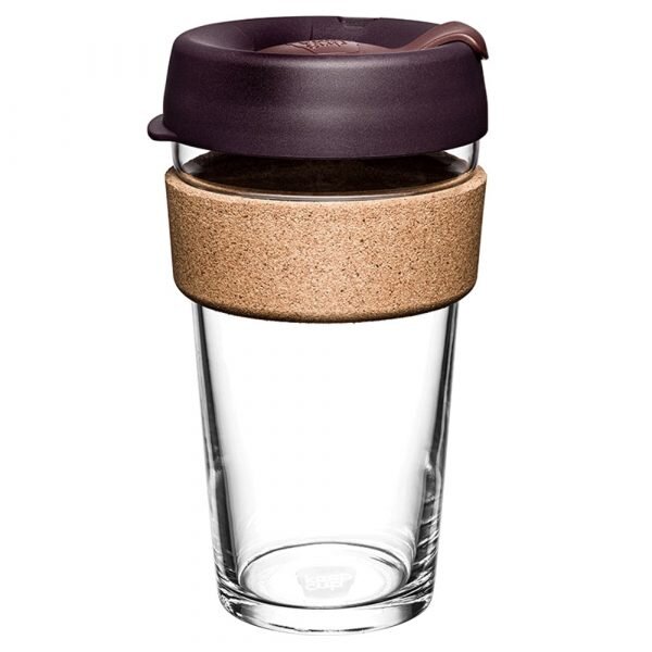 KeepCup L - BREW CORK – Coffee to go Becher aus Glas mit Korkband - 454ml von KeepCup
