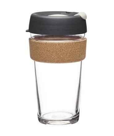 KeepCup L - BREW CORK – Coffee to go Becher aus Glas mit Korkband - 454ml von KeepCup