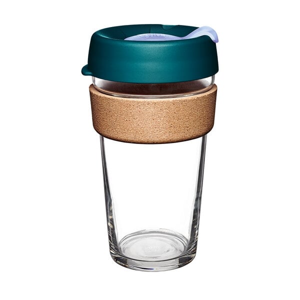 KeepCup L - BREW CORK – Coffee to go Becher aus Glas mit Korkband - 454ml von KeepCup