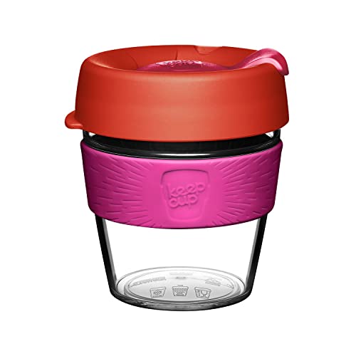 KeepCup Original klare, wiederverwendbare Kunststoff-Kaffeetasse | spritzwassergeschützter Deckel, BPA-frei, Barista-Qualität | klein | 227 ml | Daybreak von KeepCup