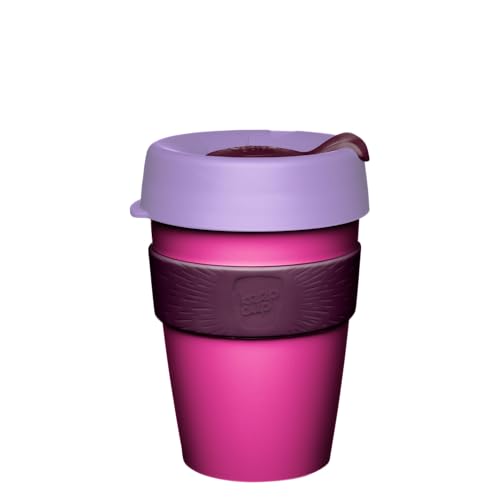 KeepCup Originelle, leichte, wiederverwendbare Kaffeetasse mit spritzwassergeschütztem Trinkdeckel, 340 ml, Vanda von KeepCup