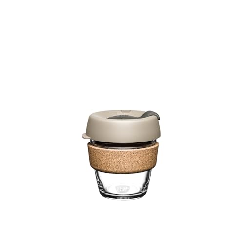 KeepCup Wiederverwendbare Kaffeetasse – Gebrühtes gehärtetes Glas und Naturkork, XS 177 ml – Filter von KeepCup