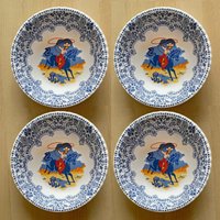 Cowboy-Schalen, 18, 8 cm Melamin-Schalen, 4Er-Set, Cowboy Mit Bandana-Bordüre von KeepTheFaye