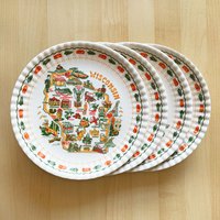 Wisconsin Teller, 9 "Melamin Teller in Einem Set Von 4, Map Teller." Wisconsin Teller, 9 "Melamin Teller in Einem Set Von 4, Map Teller." von KeepTheFaye