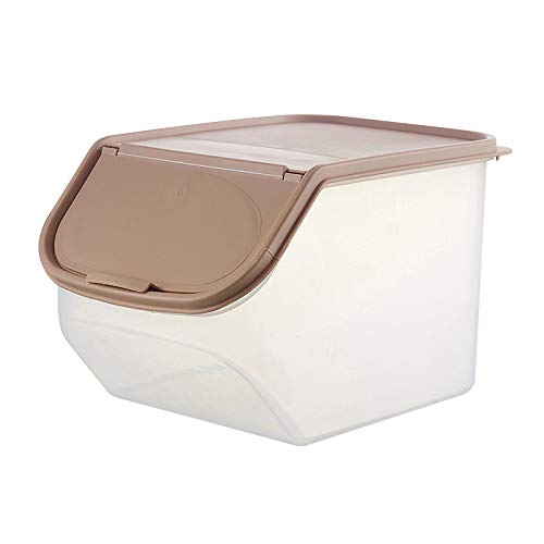 Keepbest Reis-Aufbewahrungsbox transparent Lebensmittelqualität PP Reisfass mit Messbecher von Keepbest