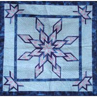 Saphir Stern - Wandbehang von KeepersQuiltsCanada
