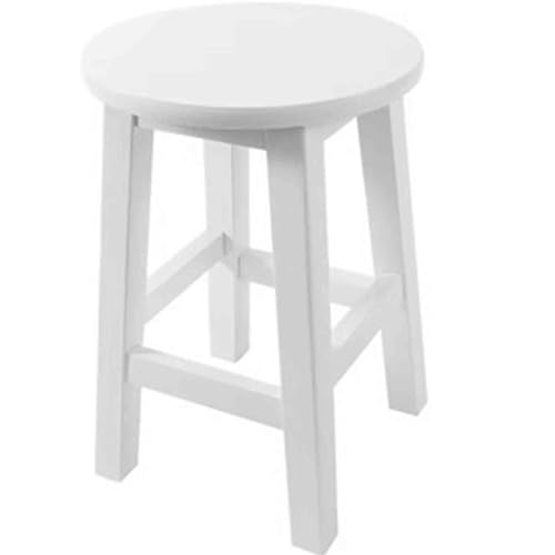 KeephenEU Massivholz tragbarer Kleiner Hocker für Schlafzimmer und Couchtisch Weiß 30 * 50 cm leicht und langlebiger, vielseitiger runder Hocker für den Heimgebrauch Innovate KeephenEU Massivholz tragbarer Kleiner Hocker für Schlafzimmer und Couchtisch Weiß 30 * 50 cm leicht und langlebiger, vielseitiger runder Hocker für den Heimgebrauch Innovate von KeephenEU