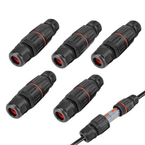 5 StückWasserdichte Klemmenleiste für den Außenbereich, Kabelverbinder, Verbindungsmuffe Erdkabel Verbindungsbox, Erdkabel Verbindungsmuffe Abzweigdose, Verteilerdose Außen für Garten, Outdoor (C) 5 StückWasserdichte Klemmenleiste für den Außenbereich, Kabelverbinder, Verbindungsmuffe Erdkabel Verbindungsbox, Erdkabel Verbindungsmuffe Abzweigdose, Verteilerdose Außen für Garten, Outdoor (C) von Keeplus