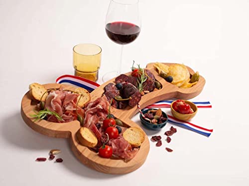 Aperitif Board Solid Wood Penis Shape, Käsebrett, Käseplatten Käsebretter Servierplatte Servierbrett Geschenk für Party-Geburtstag, Weihnachts-Thanksgiving-Tag Cheese Board Charcuterie Board von Keeplus