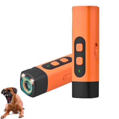 Barklee Pro Dog Bark Deterrent Device, Anti-Bell-Gerät für Hunde, Ultraschall-Abschreckungsgerät gegen Hundebellen mit LED Taschenlampe, Wiederaufladbar Ultraschall-Bellstopper Für Hunde jeder Größe von Keeplus