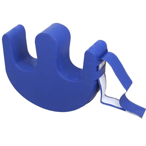 Keeplus Elderly Anti-Pressure Easy Roller Pillow, Patient Drehen Gerät U-förmigen Kissen PU-Leder Patienten Shift Pflege-Tool, Drehvorrichtung für Patienten, Drehhilfe für Ältere Menschen (Blau) von Keeplus