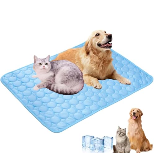 Opticnock Dog Cooling Mat, 2025 New Pet Cooling Mat, Kühlmatte für Hunde Selbst Kühlende Hundematte Sommer Kühlkissen hundematte, Rutschfest Kühldecke Hunde, Kühlmatte für Katzen Haustiere (XXL) Opticnock Dog Cooling Mat, 2025 New Pet Cooling Mat, Kühlmatte für Hunde Selbst Kühlende Hundematte Sommer Kühlkissen hundematte, Rutschfest Kühldecke Hunde, Kühlmatte für Katzen Haustiere (XXL) von Keeplus