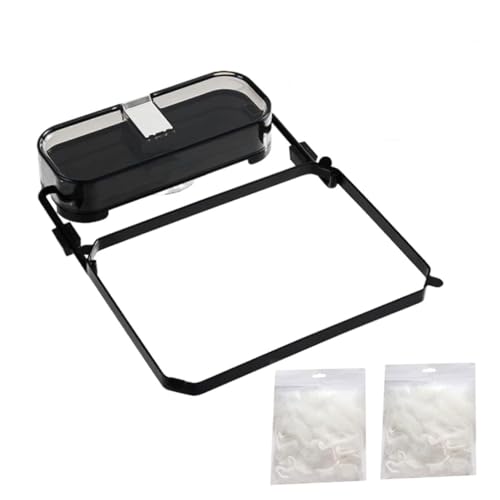 Suction Cup Sink Strainer, Kitchen Sink Filter, Küchenfilter-Siebhalter, Sieb für Spülbecken Sink Strainer Kitchen Sink Filter Faltbarer Waschbecken Sieb Spülbecken Sieb mit 100 Stück Netz (Schwarz) Suction Cup Sink Strainer, Kitchen Sink Filter, Küchenfilter-Siebhalter, Sieb für Spülbecken Sink Strainer Kitchen Sink Filter Faltbarer Waschbecken Sieb Spülbecken Sieb mit 100 Stück Netz (Schwarz) von Keeplus
