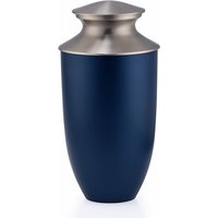 Elegant/Einzigartige Blaue Messing Urne Trauer Für Asche Erinnerungsurne Personalisierte Benutzerdefinierte von KeepsakeCompanyStore