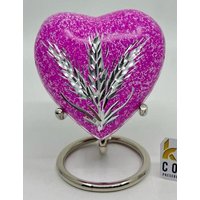 Herzförmige Mini-Urnen Von Keepsake Company Mit Gravur Für Menschliche Asche - Perfekt Erwachsene Und Kleinkinder von KeepsakeCompanyStore