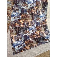Zwillings-Quilt Mit Waldlandschaft Zwillings-Quilt Mit Waldlandschaft von KeepsakeQuiltStudio