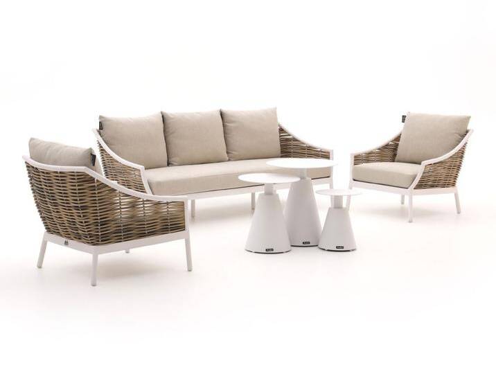 Apple Bee Milou/Tusa Sessel-Sofa Lounge-Set 5-Sitzer 6-teilig von Keessmit Gartenmöbel