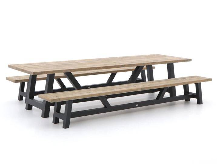 Bellagio Bresimo 330 cm Picknick Sitzgruppe 3-teilig Bellagio Bresimo 330 cm Picknick Sitzgruppe 3-teilig von Keessmit Gartenmöbel