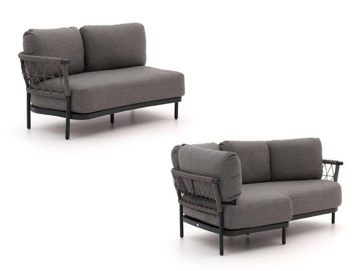 Bellagio Calizzano Gartensofa 2-Sitzer 168 cm inkl. Eckelement + linker Arm 3-Sitzer 214 cm von Keessmit Gartenmöbel