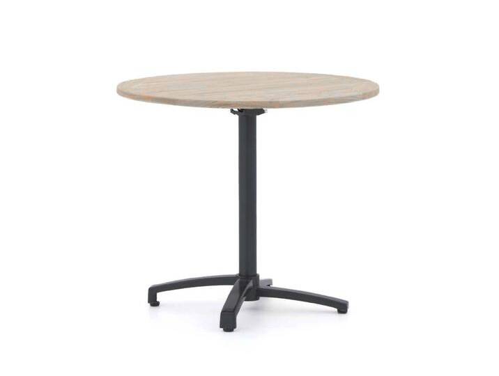 Bellagio Canzo Gartentisch klappbar ø 85 cm (h: 75 cm) von Keessmit Gartenmöbel