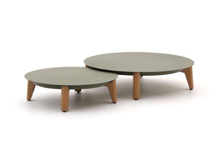 Bellagio Esenta Loungetisch ø86 (h:21 cm)/ø 68 (h:19 cm) von Keessmit Gartenmöbel