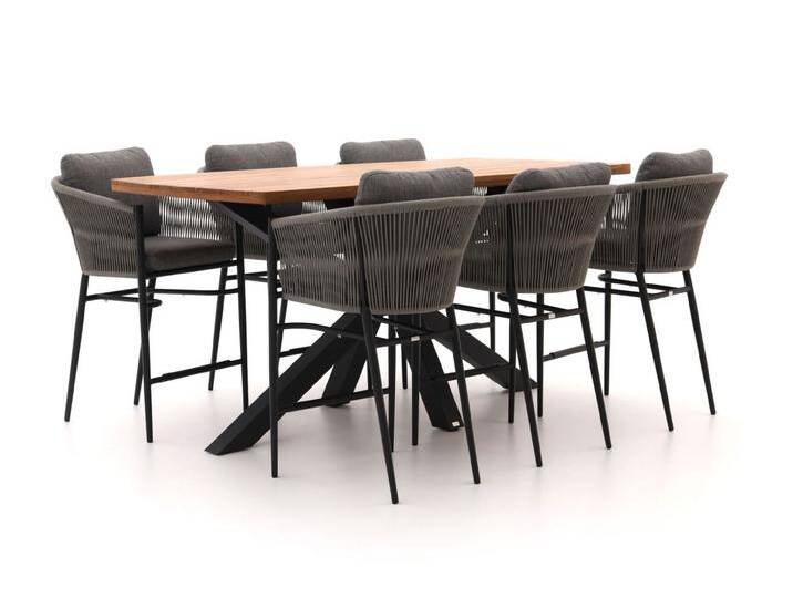 Bellagio Mineo/Induno Dänisch oval 220cm Gartenbar 7-Teilig von Keessmit Gartenmöbel