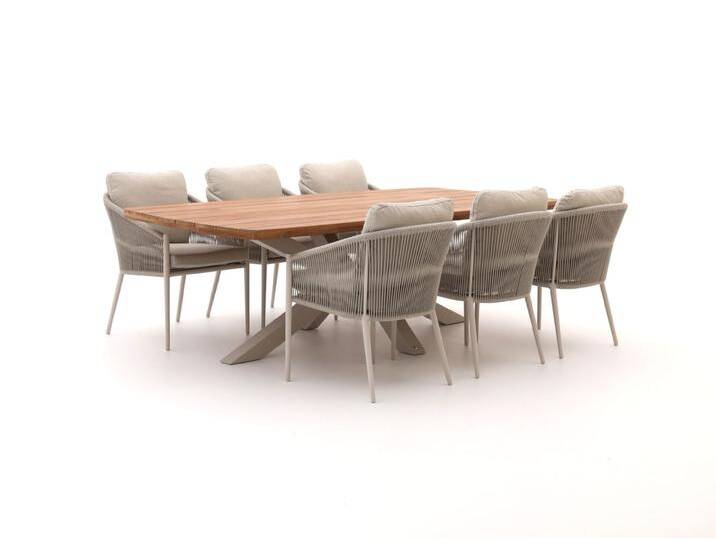 Bellagio Mineo/Induno Dänisch oval 240cm Gartenmöbel-Set 7-Teilig Bellagio Mineo/Induno Dänisch oval 240cm Gartenmöbel-Set 7-Teilig von Keessmit Gartenmöbel