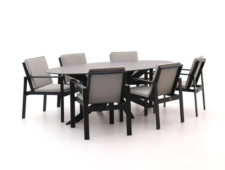 Bellagio Vezzano/Furato ellips 240 cm Gartenmöbel-Set 7-teilig von Keessmit Gartenmöbel