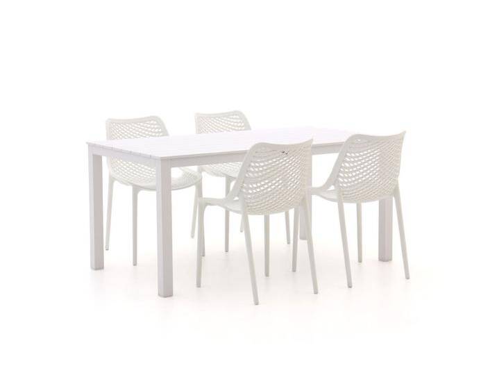 Forza Ripi/Menzano 160 cm Gartenmöbel-Set 5-teilig stapelbar von Keessmit Gartenmöbel