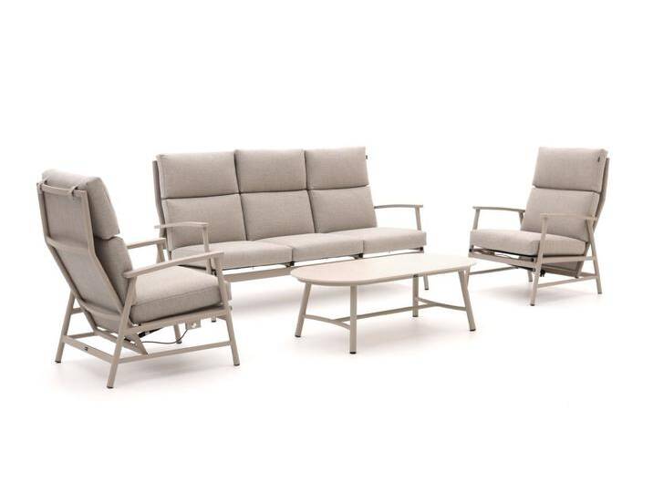 Hartman Flora Sessel-Sofa Lounge-Set 4-teilig von Keessmit Gartenmöbel