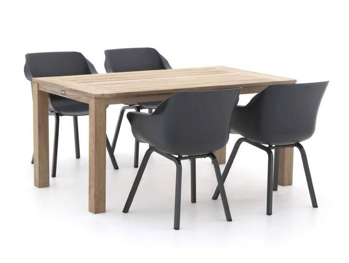 Hartman Sophie Element/ROUGH-S 160 cm Gartenmöbel-Set 5-teilig von Keessmit Gartenmöbel