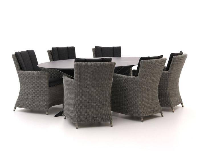 Intenso Adriano/Furato ellips 240 cm Gartenmöbel-Set 7-Teilig von Keessmit Gartenmöbel
