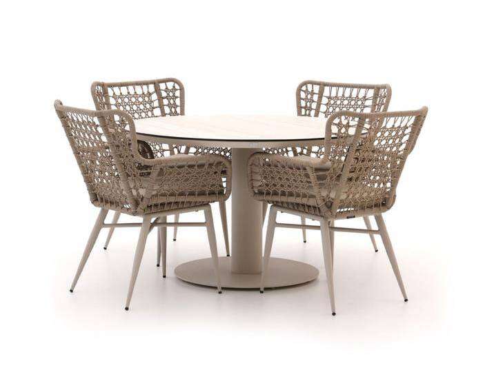 Intenso Busso/La Fonte ø 120cm Gartenmöbel- Set 5-teilig von Keessmit Gartenmöbel
