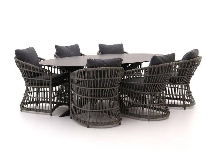 Intenso Cameri/Furato ellips 240 cm Gartenmöbel-Set 7-Teilig von Keessmit Gartenmöbel