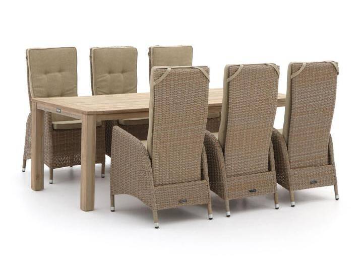 Intenso Fabrizi/ROUGH-S 220 cm Gartenmöbel-Set 7-teilig verstellbar Intenso Fabrizi/ROUGH-S 220 cm Gartenmöbel-Set 7-teilig verstellbar von Keessmit Gartenmöbel