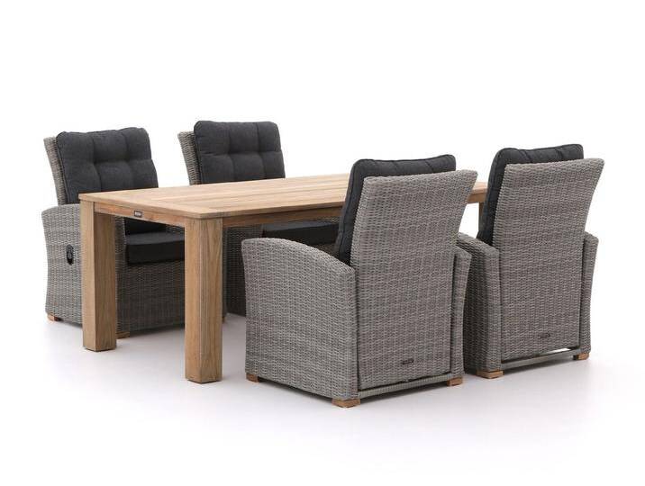Intenso Mazzano/ROUGH-X 200 cm Lounge Gartenmöbel-Set 5-teilig verstellbar von Keessmit Gartenmöbel