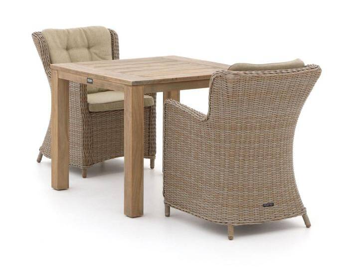 Intenso Milano/ROUGH-S 90 cm Gartenmöbel-Set 3-teilig von Keessmit Gartenmöbel