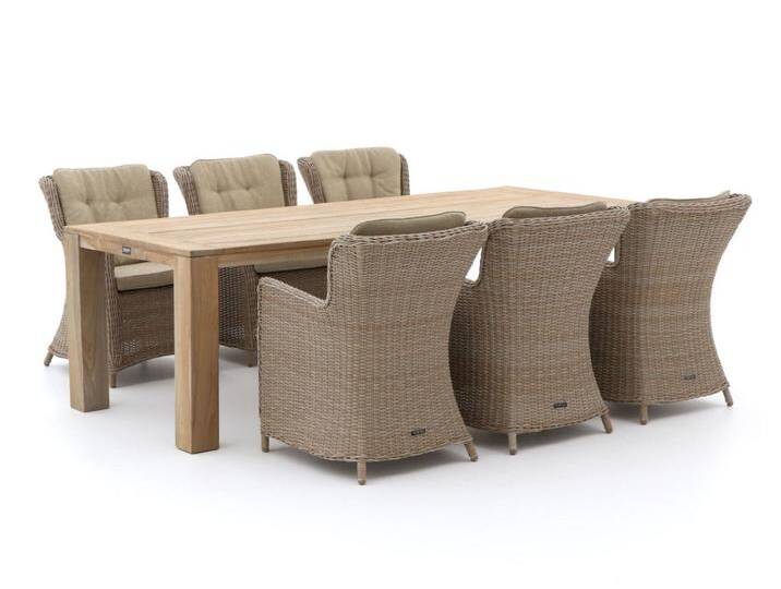 Intenso Milano/ROUGH-X 240 cm Gartenmöbel-Set 7-teilig von Keessmit Gartenmöbel