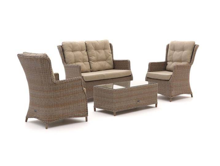 Intenso Milano Sessel-Sofa Lounge-Set 4-Sitzer 4-teilig von Keessmit Gartenmöbel