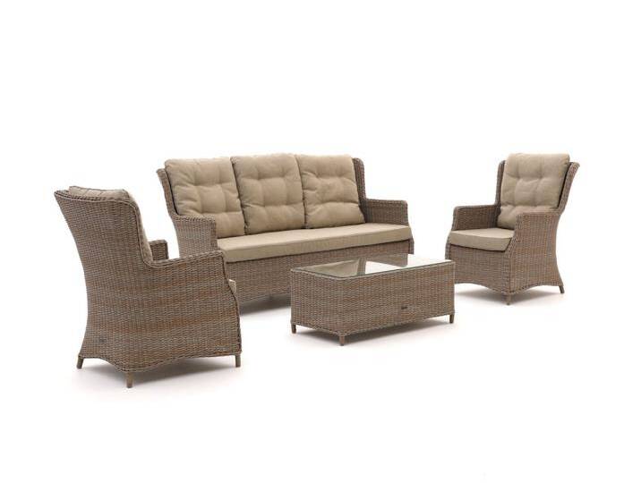 Intenso Milano Sessel-Sofa Lounge-Set 5-Sitzer 4-teilig von Keessmit Gartenmöbel