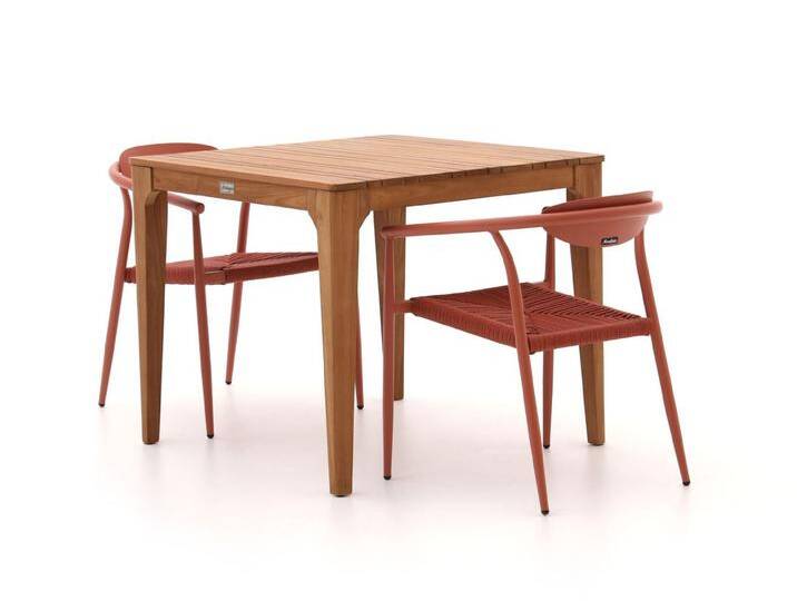 Manifesto Cavone/Bruca 90 cm Gartenmöbel-Set 3-teilig stapelbar von Keessmit Gartenmöbel
