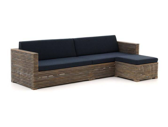 ROUGH-C Chaiselongue Lounge-Set 3-teilig von Keessmit Gartenmöbel