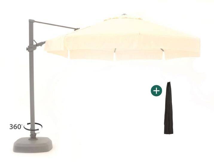 Shadowline Miami Ampelschirm ø 350 cm von Keessmit Gartenmöbel