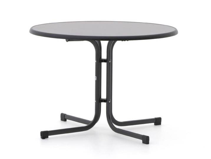 Sieger Mecalit Gartentisch klappbar ø 100 cm (h: 72 cm) von Keessmit Gartenmöbel